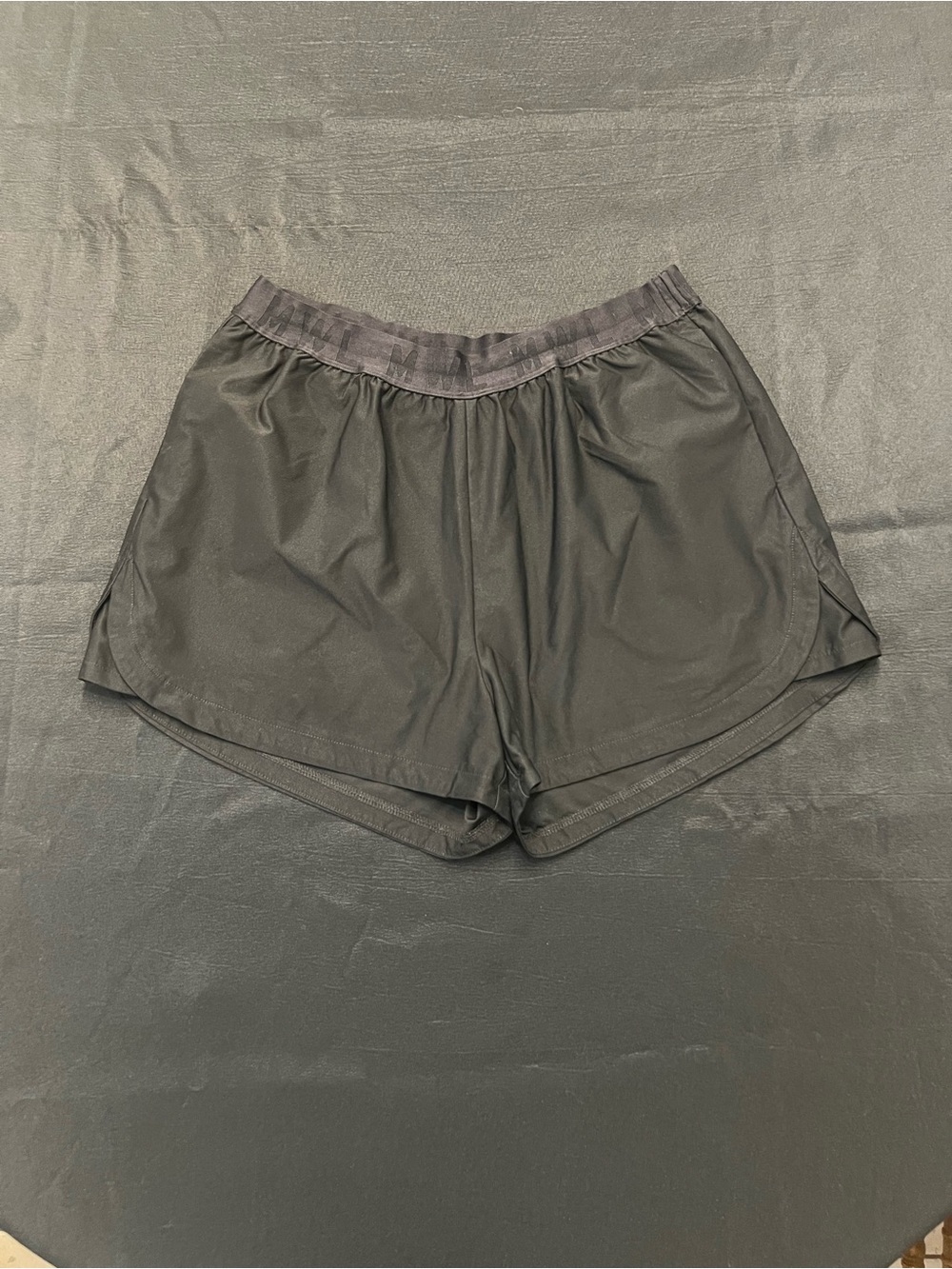 Madewell Women's Black  Athletic Shorts size Large Pull On Elastic Waist